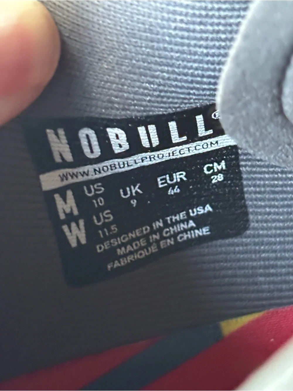 NOBULL Allday Knit Shoes Mens 10 Womens‎ 11.5 Gray Multi Color Athletic Trainers